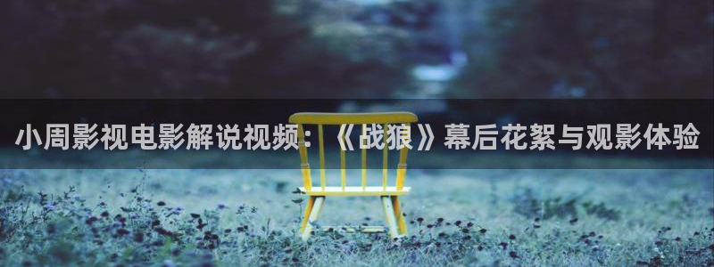 韩国在线午夜：小周影视电影解说视频：《战狼》幕后花絮与观影体验