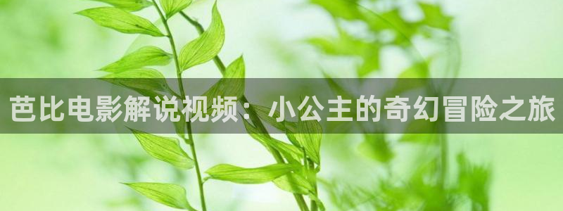 女主播午夜在线：芭比电影解说视频：小公主的奇幻冒险之旅